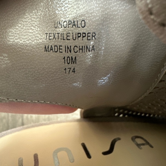 UNISA Gray Casual Open Toe Ankle Booties Sandals UnoPalo Womens Size 10 - Picture 8 of 8